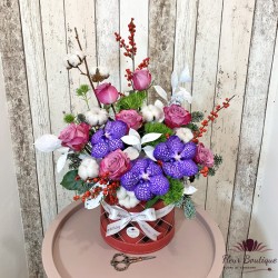 Cutie cu flori "Exotic Gift"