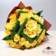 Buchet 33 trandafiri galbeni BF063