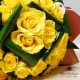 Buchet 33 trandafiri galbeni BF063