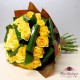 Buchet 33 trandafiri galbeni BF063