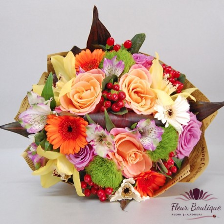 Buchet Plin de Culoare BF084